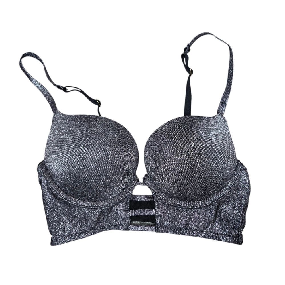 La SENZA Black Push-Up Bra with Underwire Support 32 B